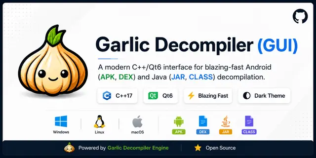 Garlic Decompiler GUI: download & source · Recomp
