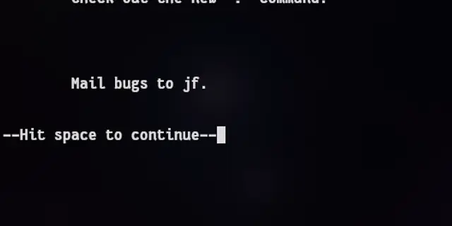 protoHack: Hack (1981-82 pre-release source) PC port, source & status ...